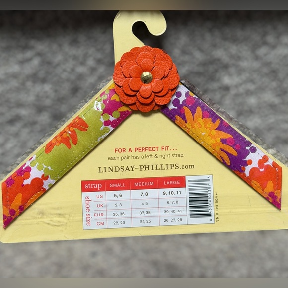 NEW Lindsay Phillips SwitchFlops Saige Floral Interchangeable Sandal Straps M - Picture 3 of 3